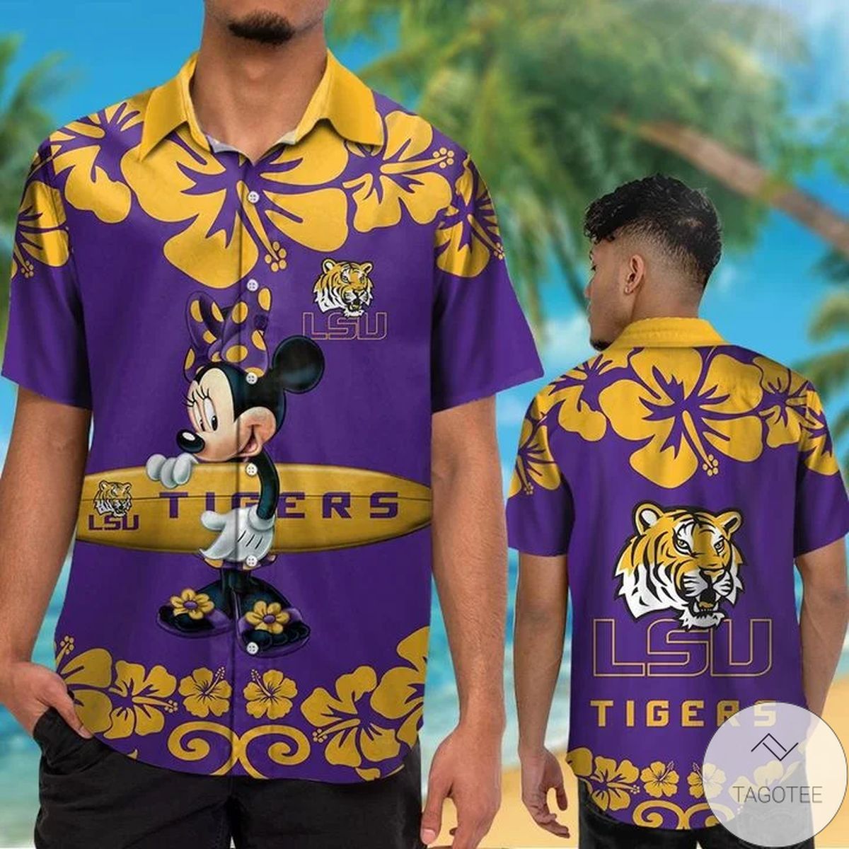 Ncaa Lsu Tigers Minnie Trendy Hawaiian Shirt Aloha Shirt