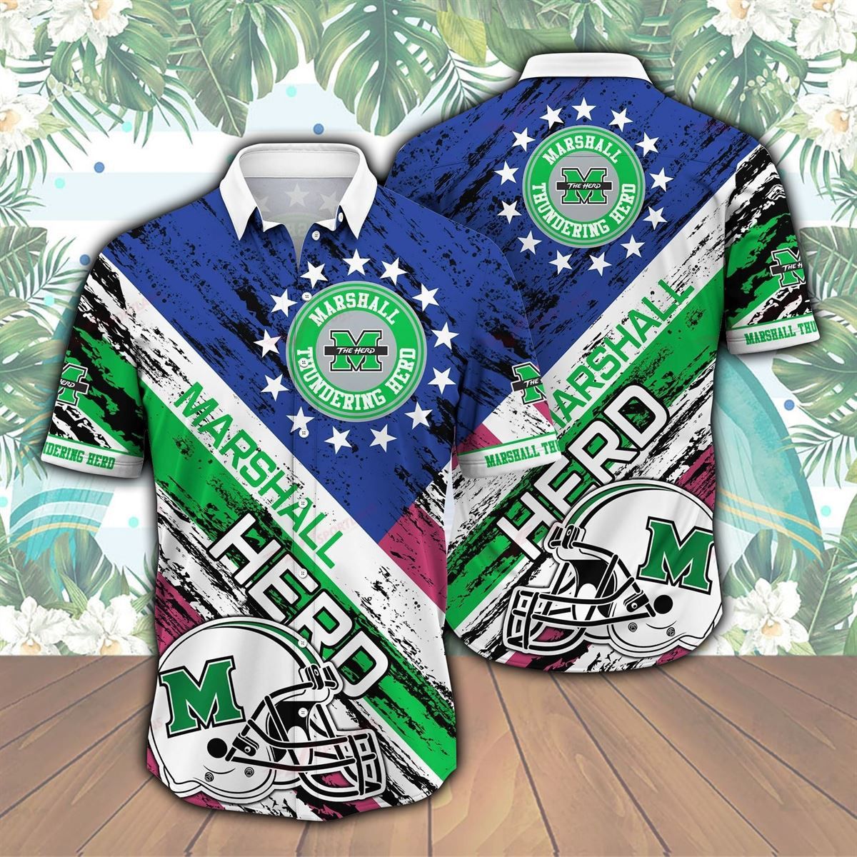 NCAA Marshall Thundering Herd Special Style Hawaiian Shirt