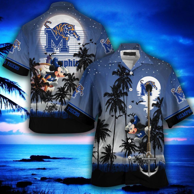 Ncaa Memphis Tigers Mickey Mouse Trendy Hawaiian Shirt Aloha Shirt