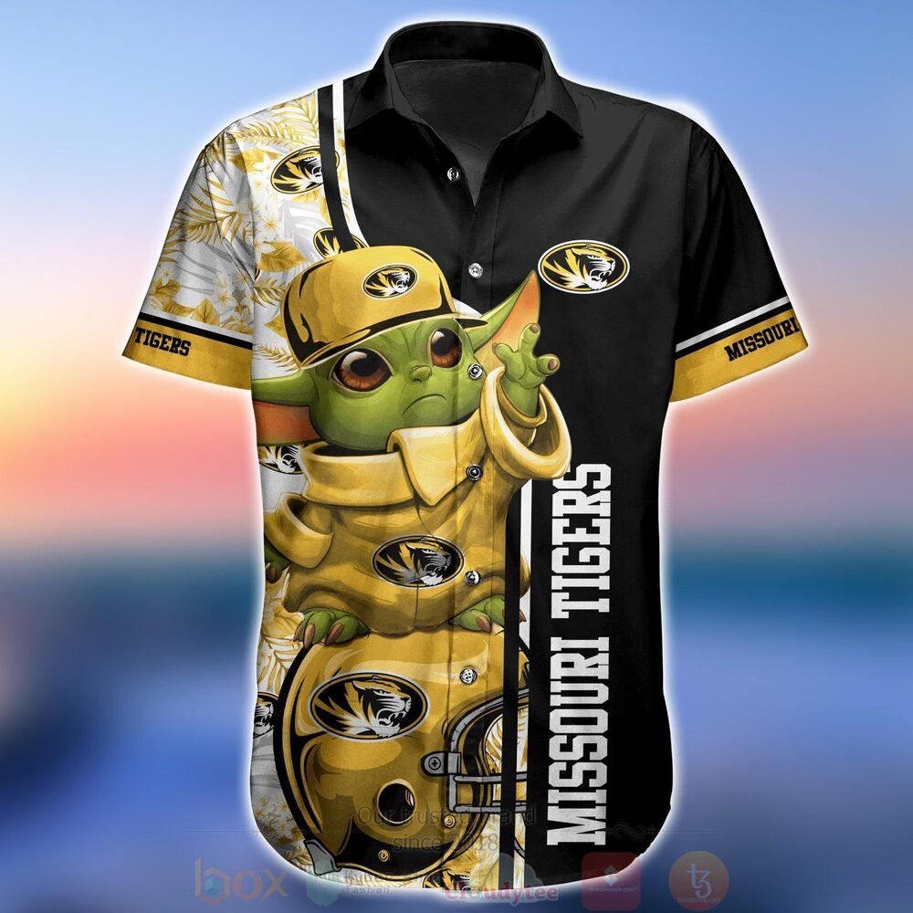 Ncaa Missouri Tigers Baby Yoda Trendy Hawaiian Shirt Aloha Shirt