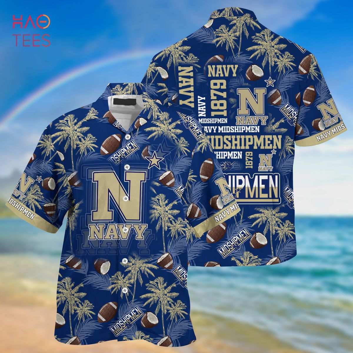 Ncaa Navy Midshipmen New Edition Trendy Hawaiian Shirt Aloha Shirt