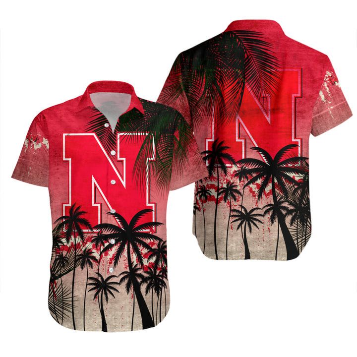 Ncaa Nebraska Cornhuskers Coconut Tree Trendy Hawaiian Shirt Aloha Shirt