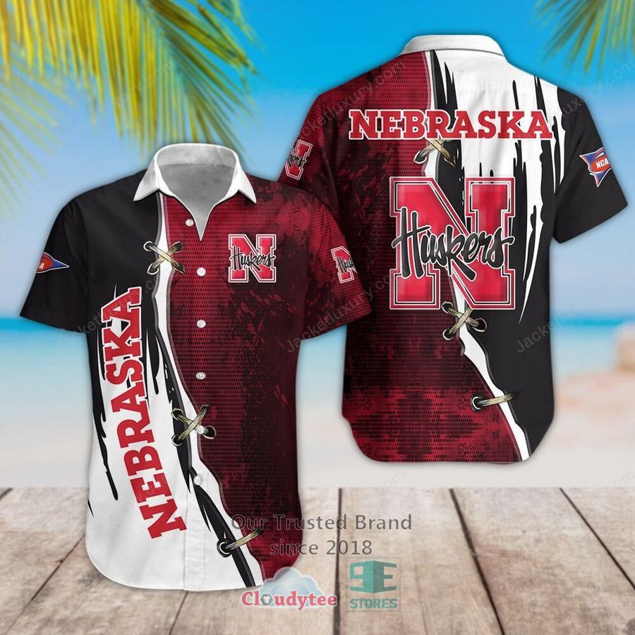 NCAA Nebraska Cornhuskers Red White New Design Hawaiian Shirt