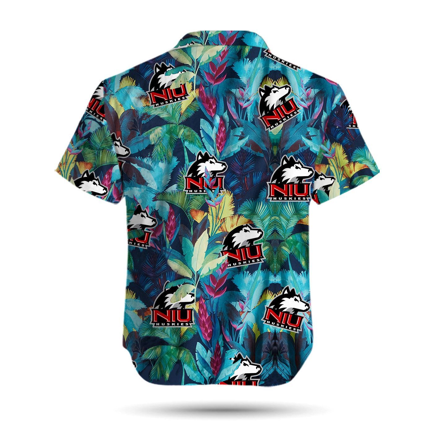 Ncaa Northern Illinois Huskies Green Trendy Hawaiian Shirt Aloha Shirt