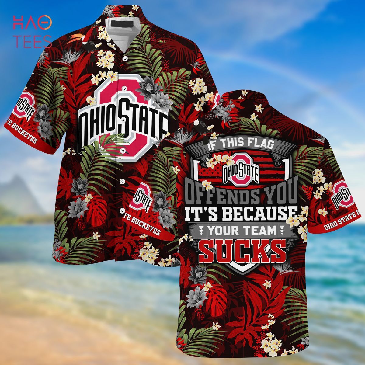 Ncaa Ohio State Buckeyes Special Style Trendy Hawaiian Shirt Aloha Shirt