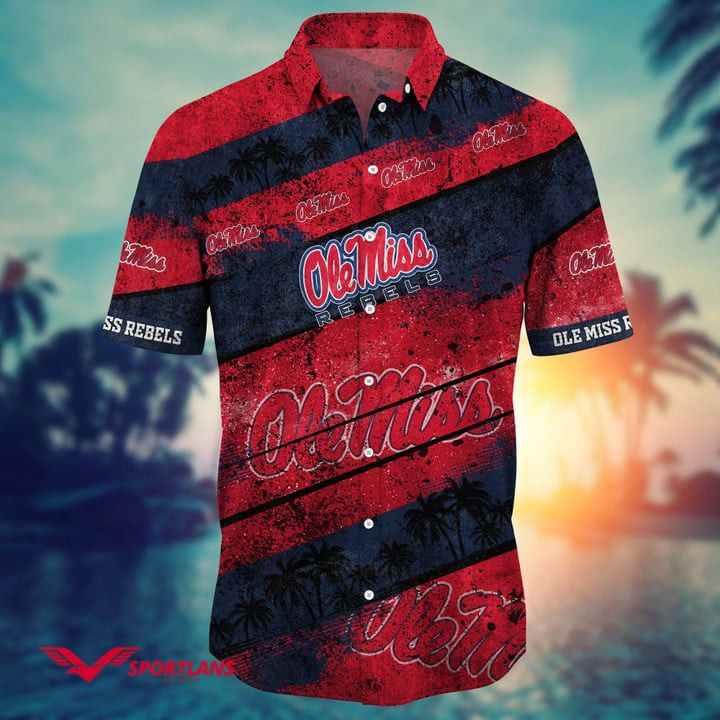 Ncaa Ole Miss Rebels Red Blue Trendy Hawaiian Shirt Aloha Shirt Ncaa Ole Miss Rebels Red Blue Trendy Hawaiian Shirt Aloha Shirt