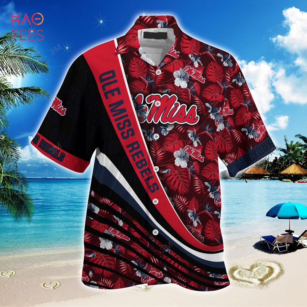 Ncaa Ole Miss Rebels Red Blue Trendy Hawaiian Shirt V2 Aloha Shirt Ncaa Ole Miss Rebels Red Blue Trendy Hawaiian Shirt V2 Aloha Shirt