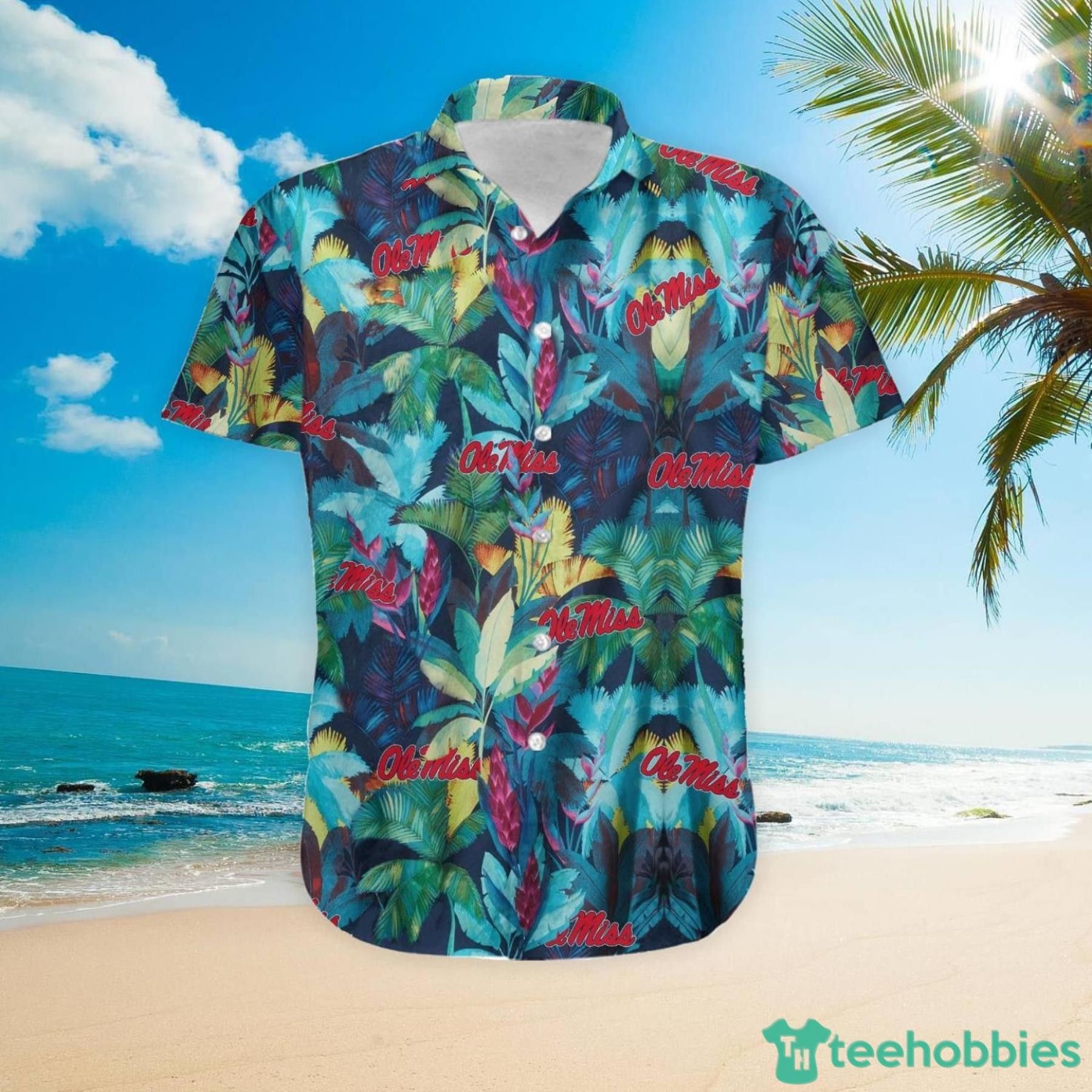 Ncaa Ole Miss Rebels Tropical Flowers Trendy Hawaiian Shirt Aloha Shirt Ncaa Ole Miss Rebels Tropical Flowers Trendy Hawaiian Shirt Aloha Shirt