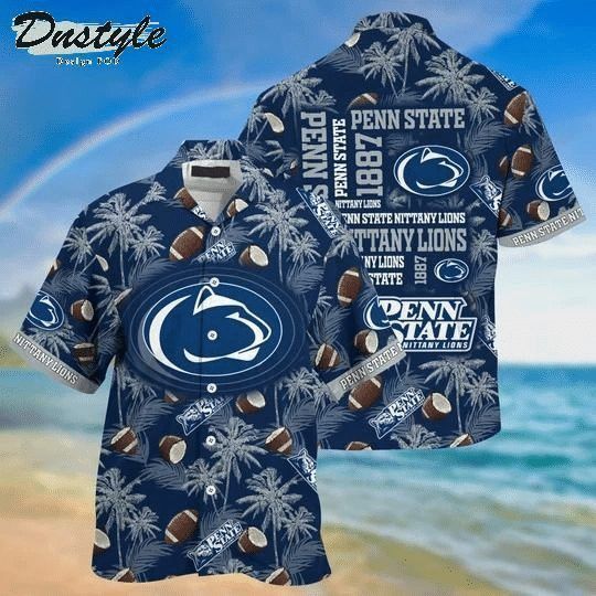 NCAA Penn State Nittany Lions Coconut Blue Hawaiian Shirt