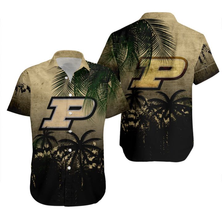 Ncaa Purdue Boilermakers Coconut Tree Tropical Trendy Hawaiian Shirt Aloha Shirt