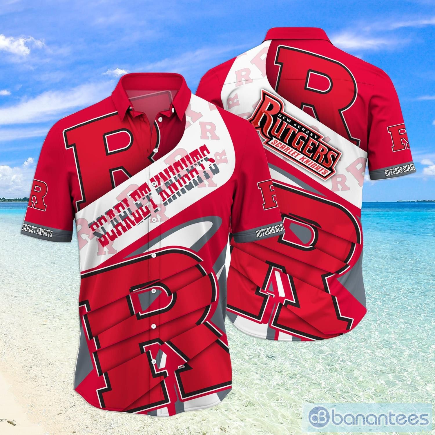 Ncaa Rutgers Scarlet Knights Special Edition Trendy Hawaiian Shirt Aloha Shirt