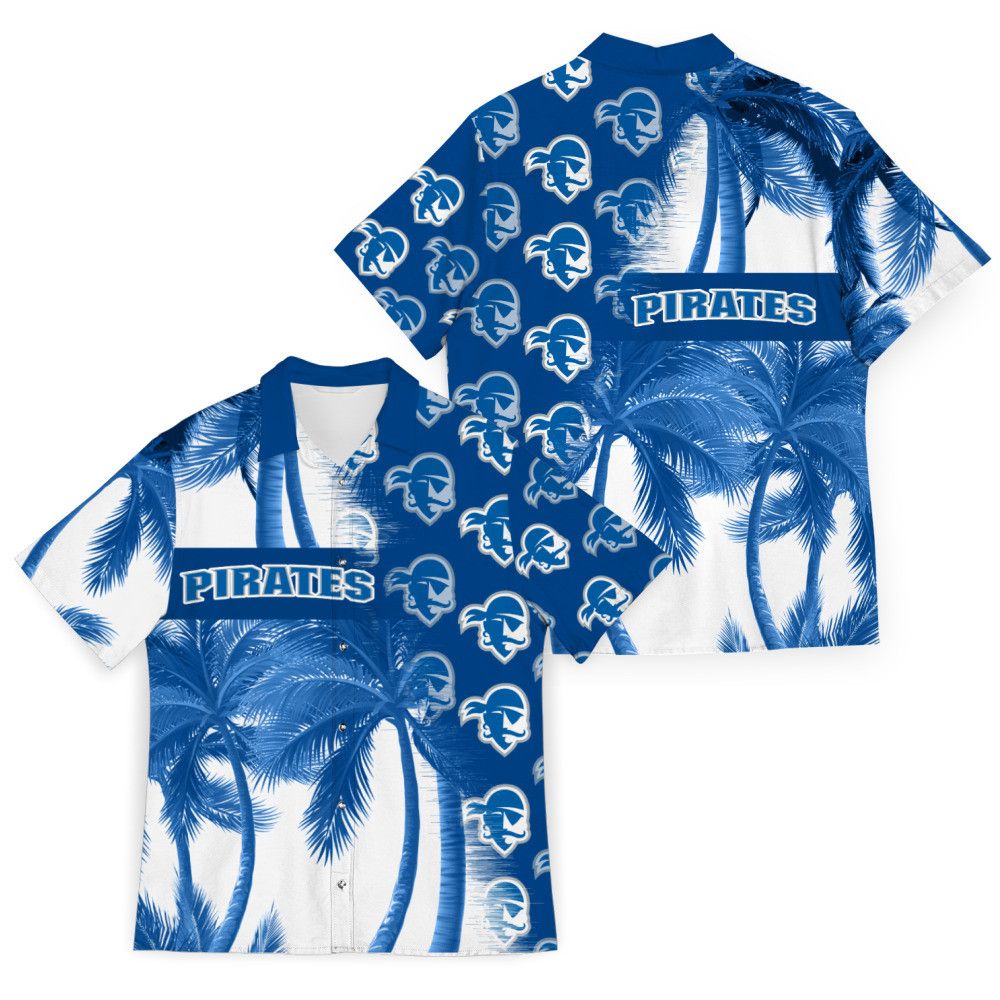 Ncaa Seton Hall Pirates Coconut Tree Aloha Trendy Hawaiian Shirt Aloha Shirt