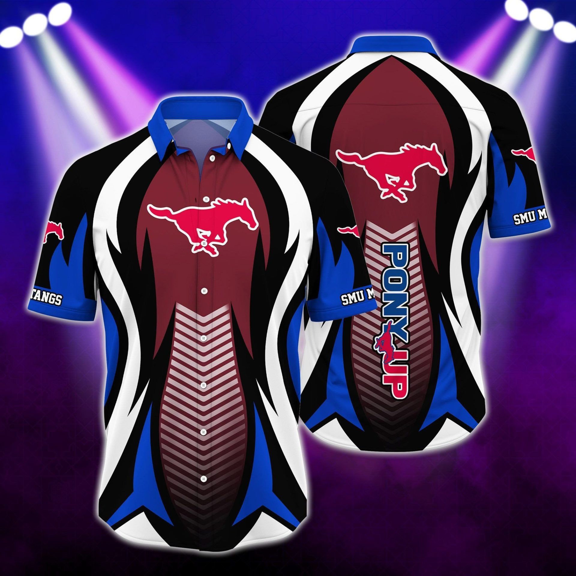 NCAA Smu Mustangs Special Style Hawaiian Shirt