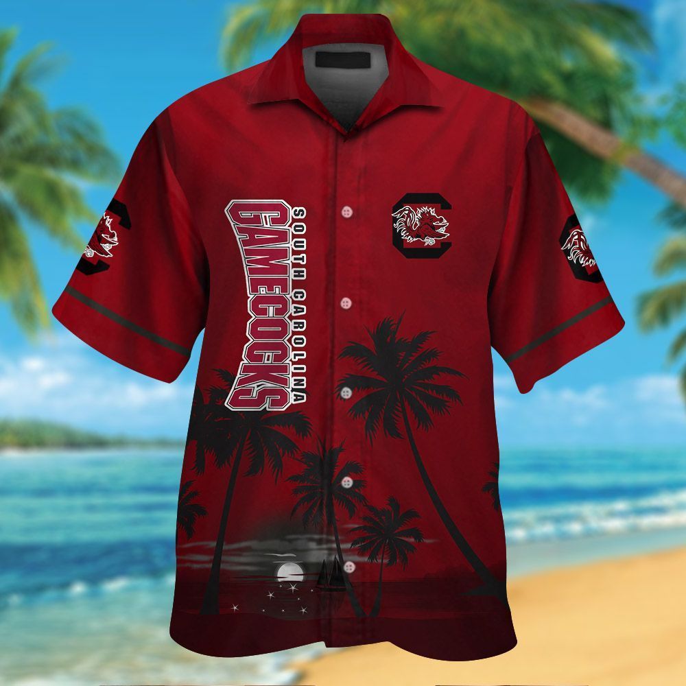 NCAA South Carolina Gamecocks Coconut Tree Hawaiian Shirt