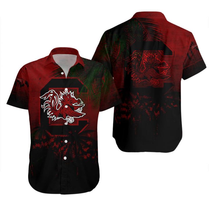 Ncaa South Carolina Gamecocks Coconut Tree Trendy Hawaiian Shirt V2 Aloha Shirt