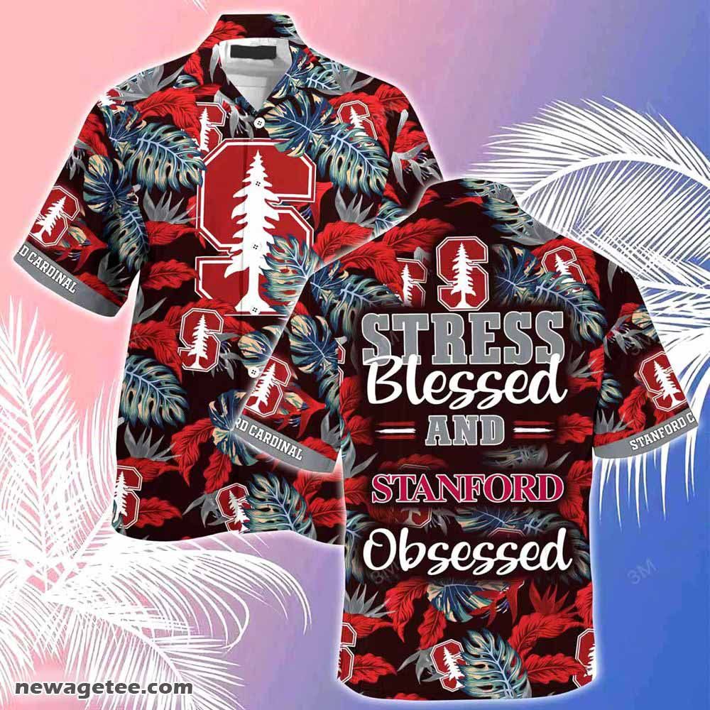 NCAA Stanford Cardinal Blessed Obsessed Hawaiian Shirt