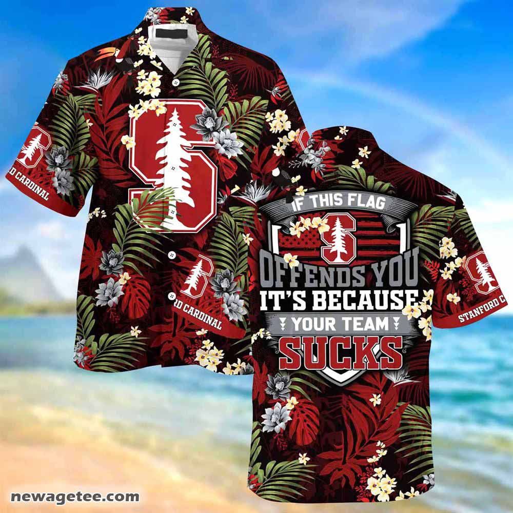 NCAA Stanford Cardinal If This Flag Hawaiian Shirt