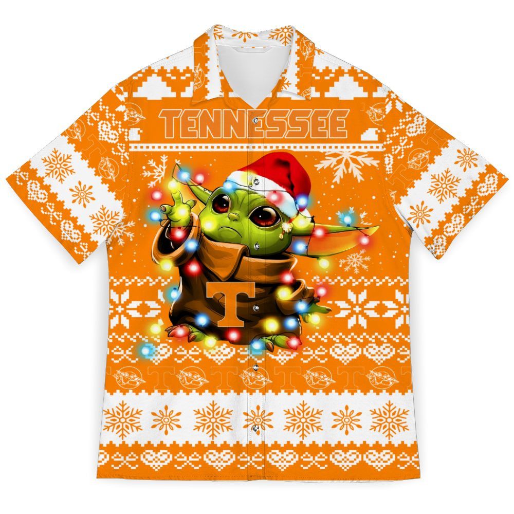 Ncaa Tennessee Volunteers Baby Yoda Christmas Trendy Hawaiian Shirt Aloha Shirt Ncaa Tennessee Volunteers Baby Yoda Christmas Trendy Hawaiian Shirt Aloha Shirt