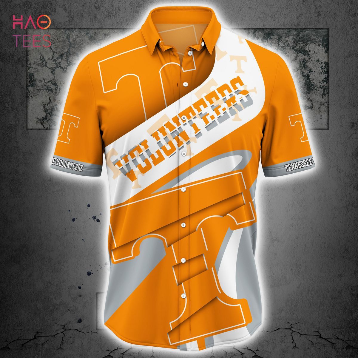 Ncaa Tennessee Volunteers Orange White Trendy Hawaiian Shirt Aloha Shirt