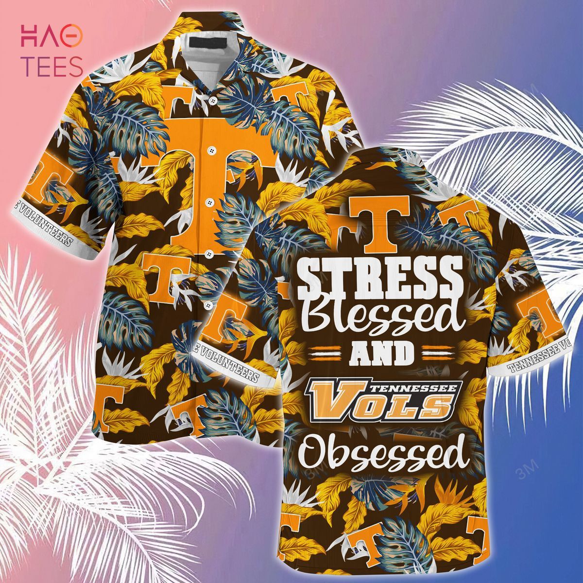 Ncaa Tennessee Volunteers Stress Blessed Trendy Hawaiian Shirt Aloha Shirt Ncaa Tennessee Volunteers Stress Blessed Trendy Hawaiian Shirt Aloha Shirt