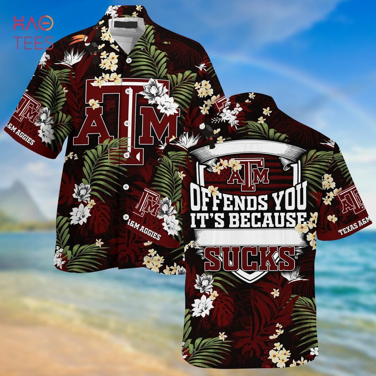 NCAA Texas A&M Aggies Offends You Hawaiian Shirt