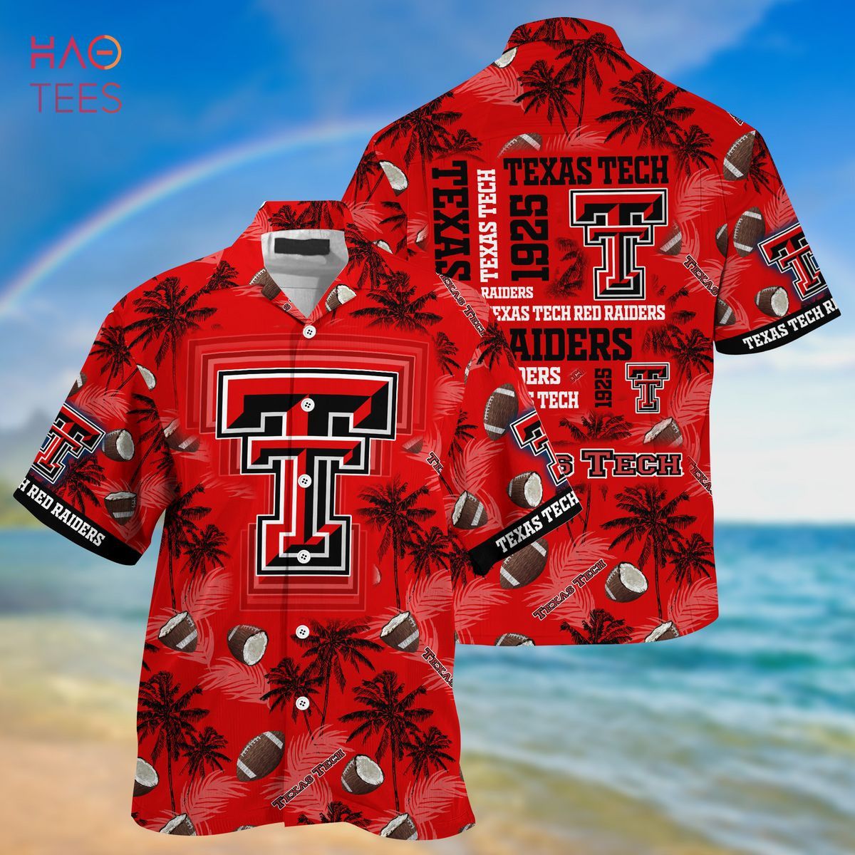 Ncaa Texas Tech Red Raiders Est 1925 Trendy Hawaiian Shirt Aloha Shirt