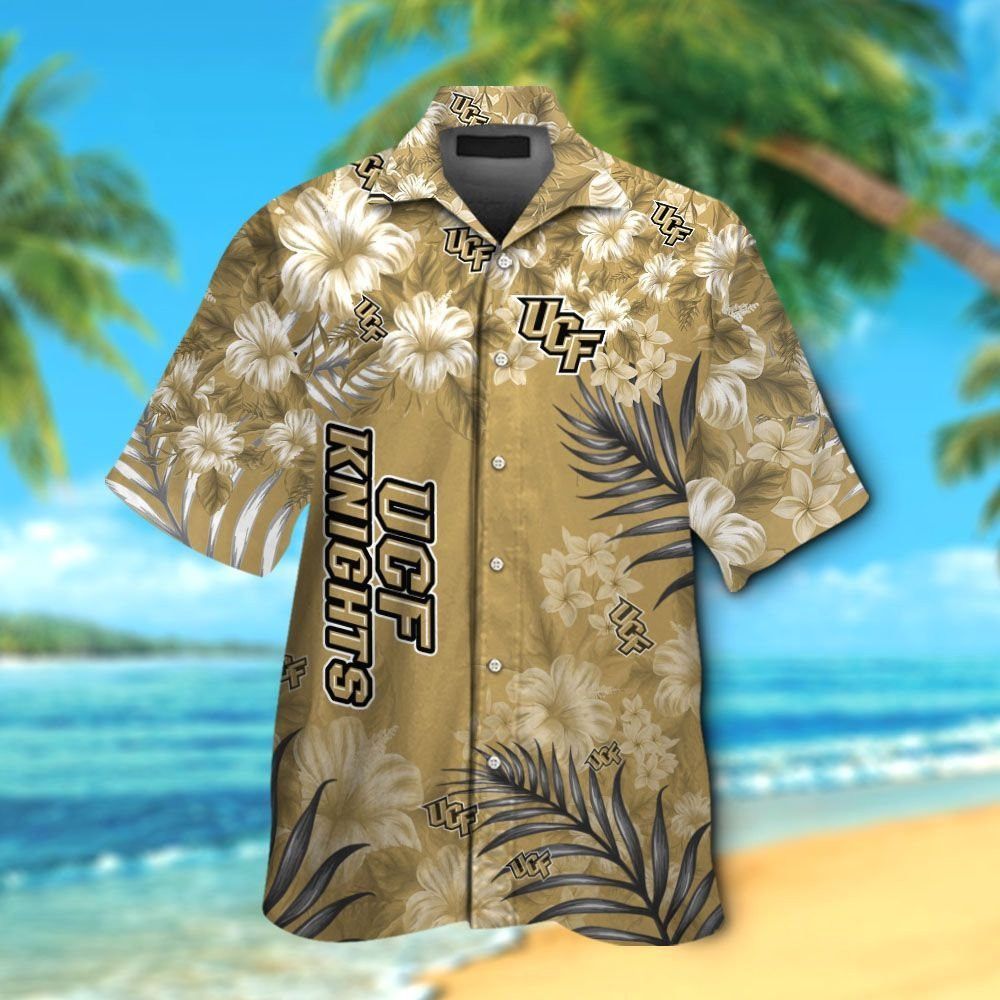 Ncaa Ucf Knights Gold Flowers Trendy Hawaiian Shirt Aloha Shirt Ncaa Ucf Knights Gold Flowers Trendy Hawaiian Shirt Aloha Shirt