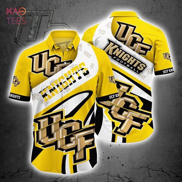 NCAA Ucf Knights Gold White Hawaiian Shirt