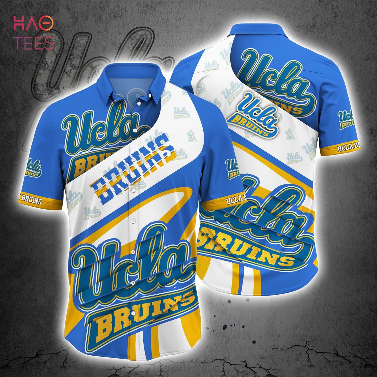 NCAA Ucla Bruins Blue White Hawaiian Shirt