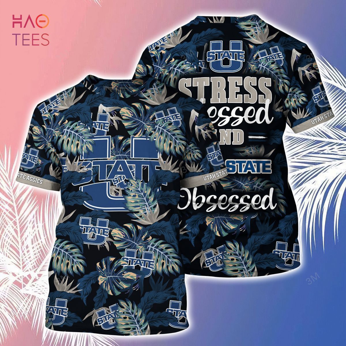 NCAA Utah State Aggies Blessed Obsessed Hawaiian Shirt