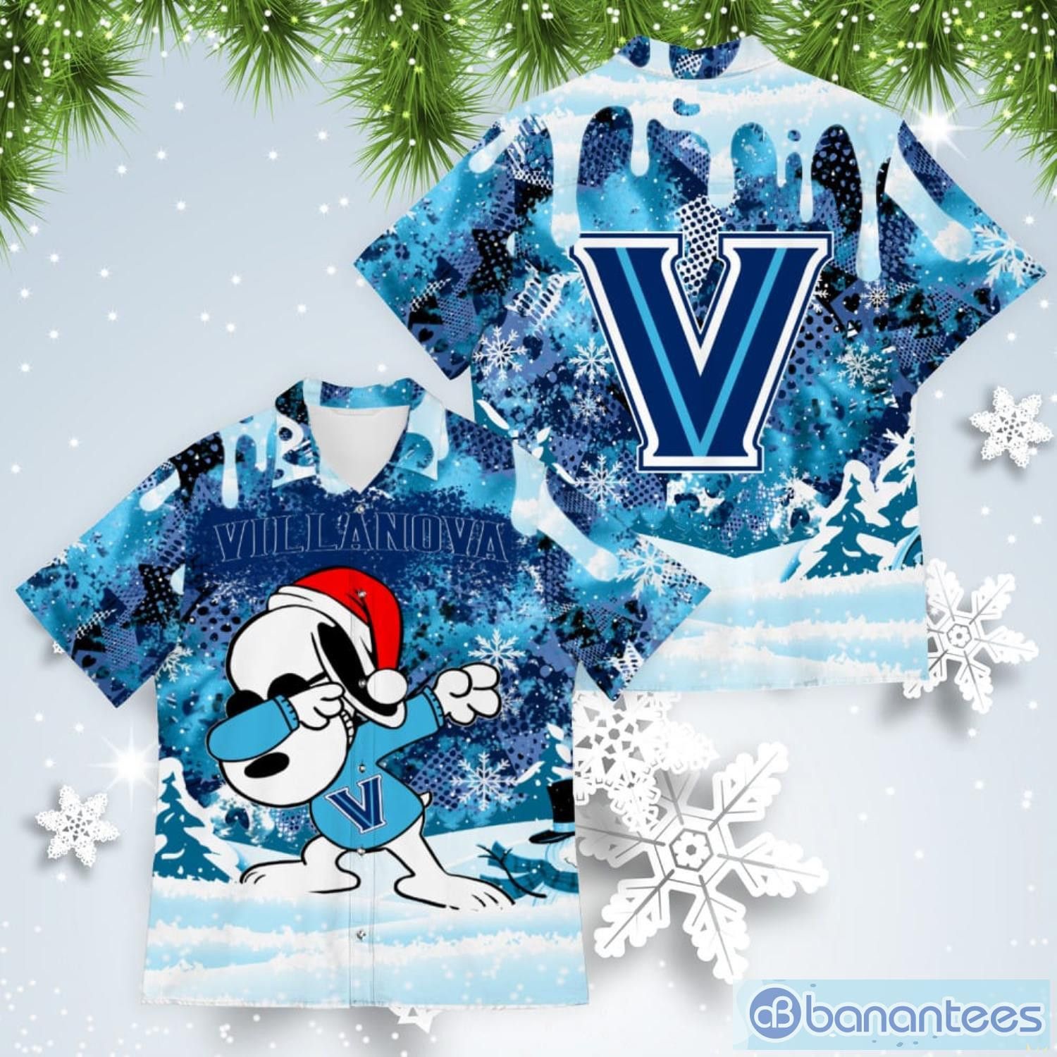NCAA Villanova Wildcats Snoopy Dabbing The Peanuts Hawaiian Shirt