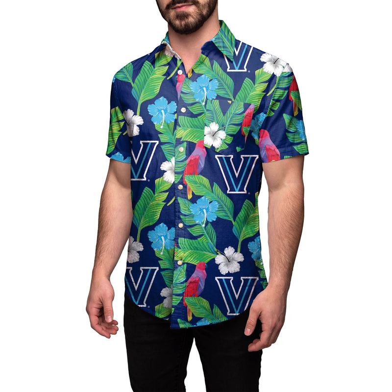 Ncaa Villanova Wildcats Tropical Floral Trendy Hawaiian Shirt Aloha Shirt