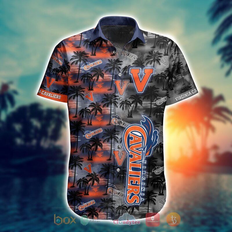 Ncaa Virginia Cavaliers Coconut Tree Trendy Hawaiian Shirt Aloha Shirt