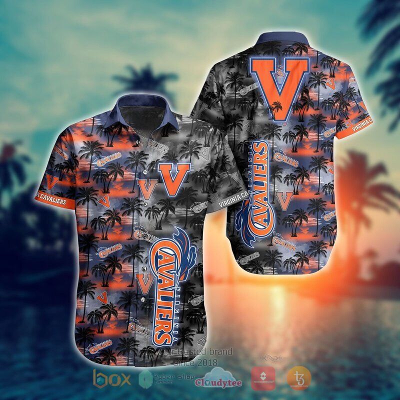 Ncaa Virginia Cavaliers Coconut Tree Trendy Hawaiian Shirt Aloha Shirt Ncaa Virginia Cavaliers Coconut Tree Trendy Hawaiian Shirt Aloha Shirt