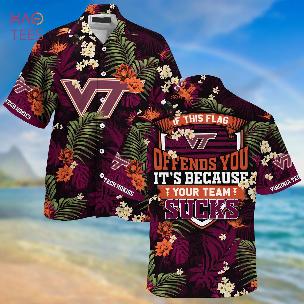 Ncaa Virginia Tech Hokies Offends You Trendy Hawaiian Shirt Aloha Shirt Ncaa Virginia Tech Hokies Offends You Trendy Hawaiian Shirt Aloha Shirt