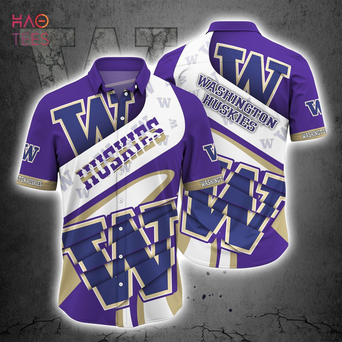 Ncaa Washington Huskies Purple White Trendy Hawaiian Shirt Aloha Shirt Ncaa Washington Huskies Purple White Trendy Hawaiian Shirt Aloha Shirt