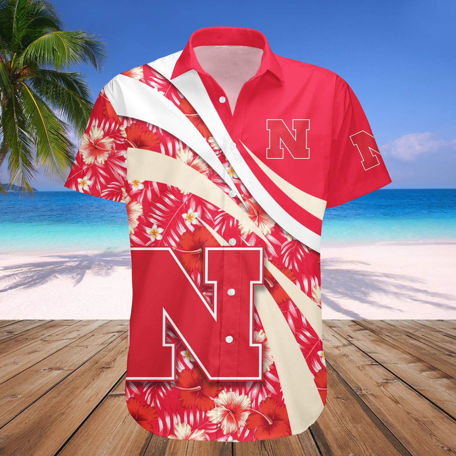 Nebraska Cornhuskers Hawaii Shirt Hibiscus Sport Style – NCAA