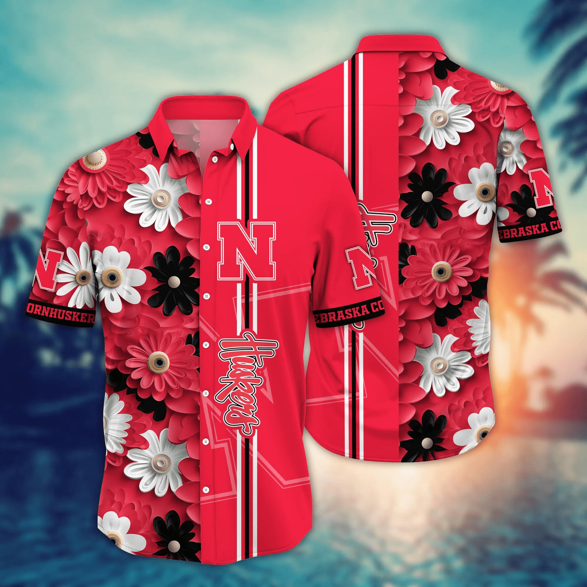 Nebraska Cornhuskers NCAA Hawaiian Shirt Sultry Aloha Shirt
