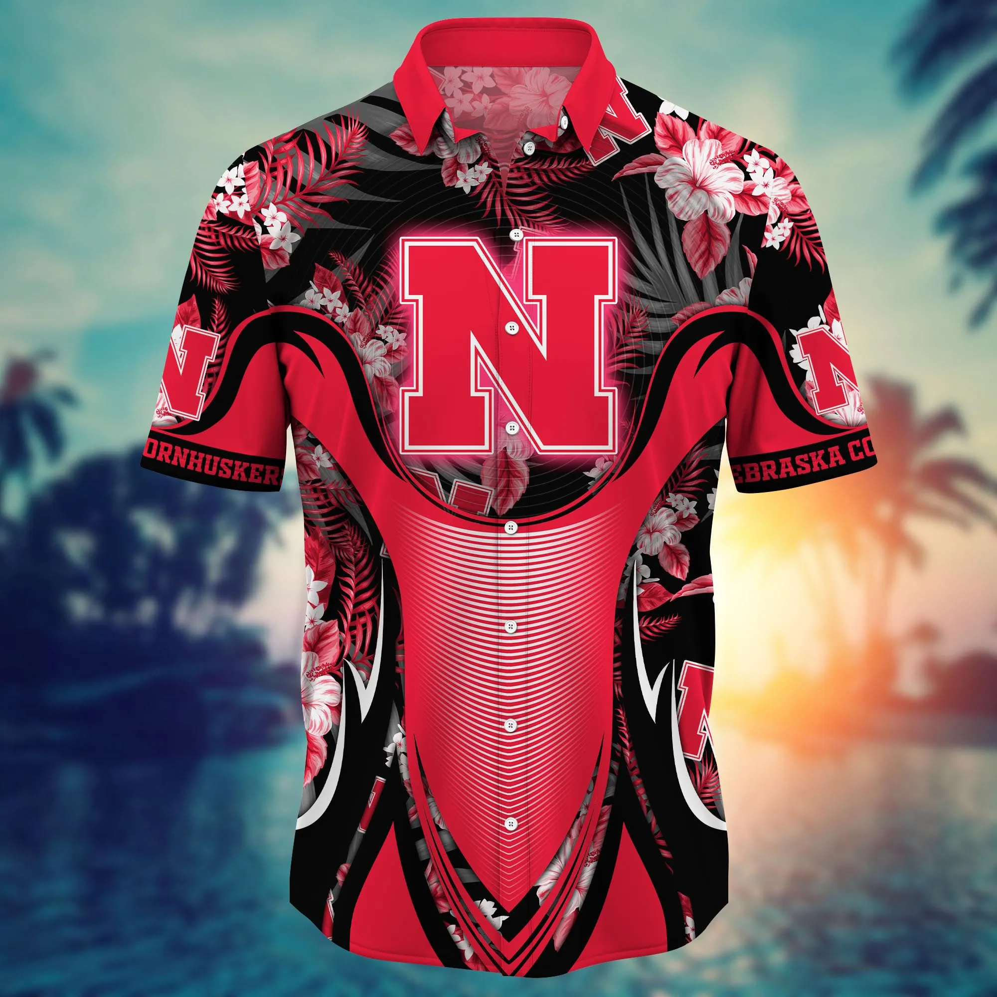 Nebraska Cornhuskers NCAA Hawaiian Shirt Watermelons Aloha Shirt