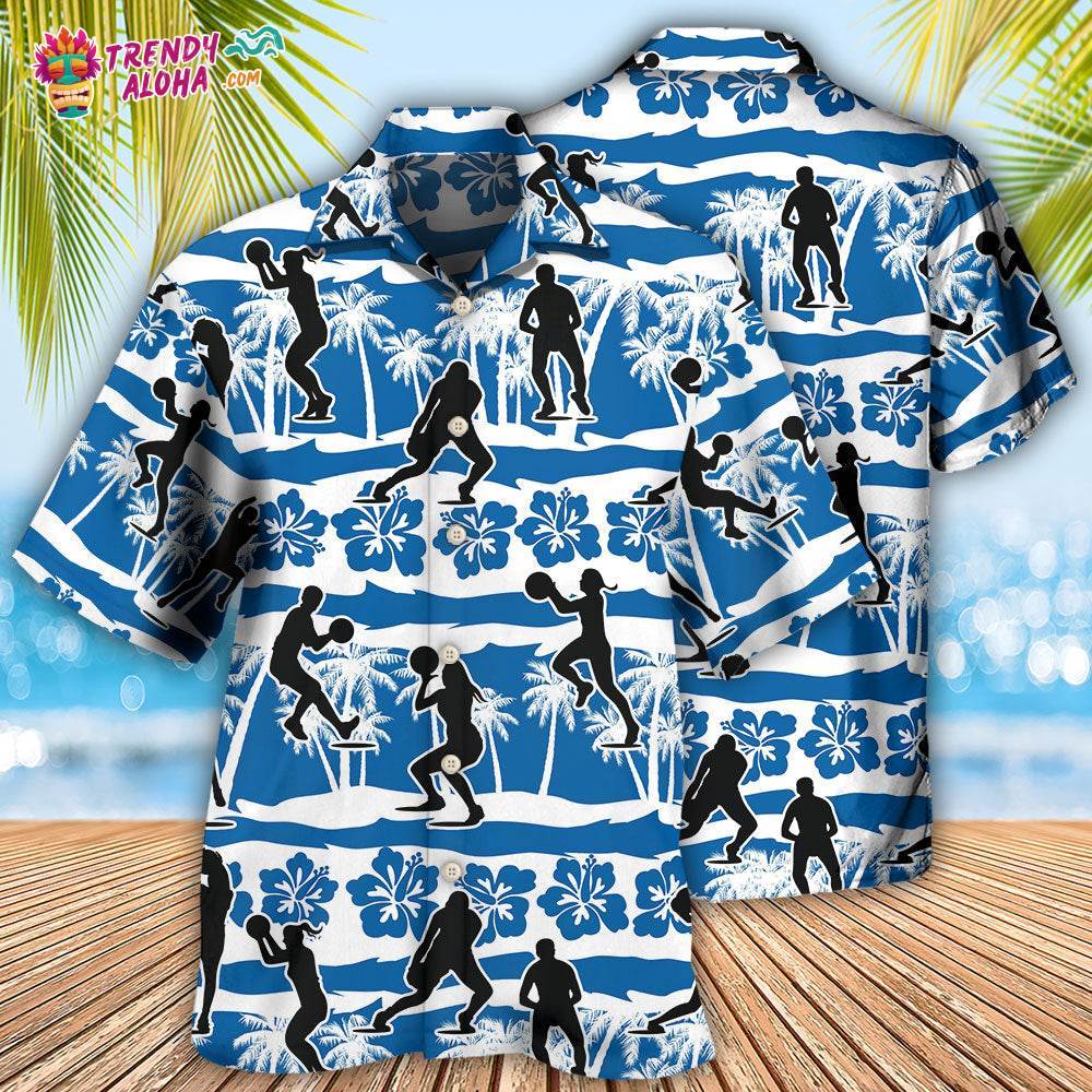 Netball Beach Tropical Floral Hawaiian Shirt – Trendy Aloha