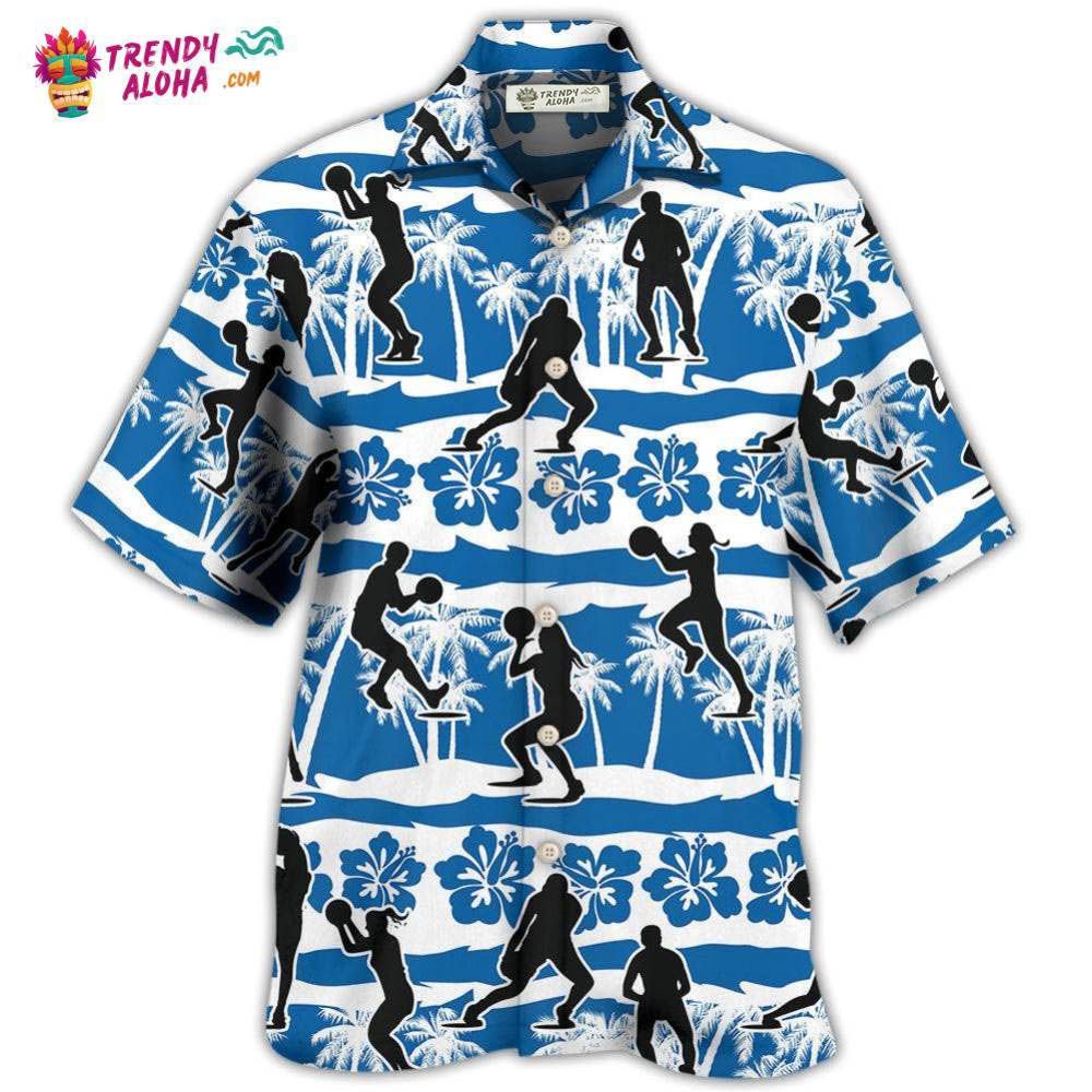 Netball Beach Tropical Floral Hawaiian Shirt – Trendy Aloha
