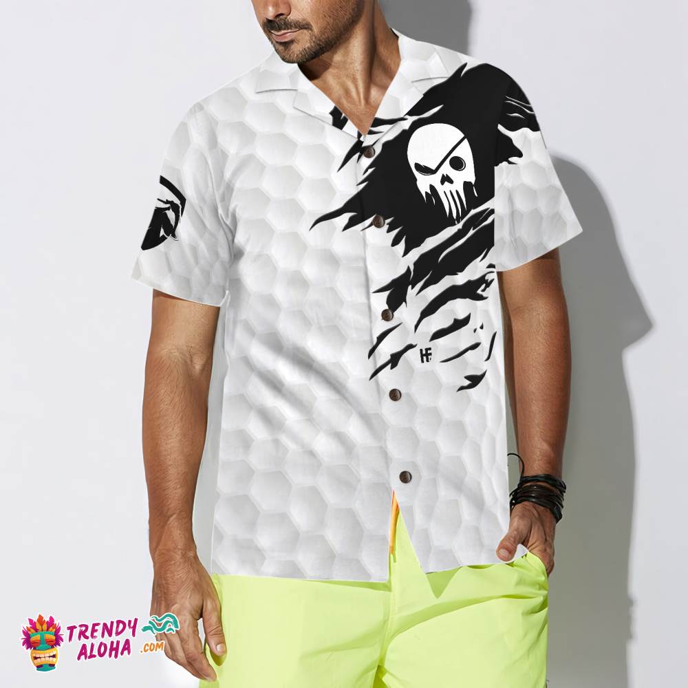 Never Underestimate A Golfer Born In July Golf Hawaiian Shirt