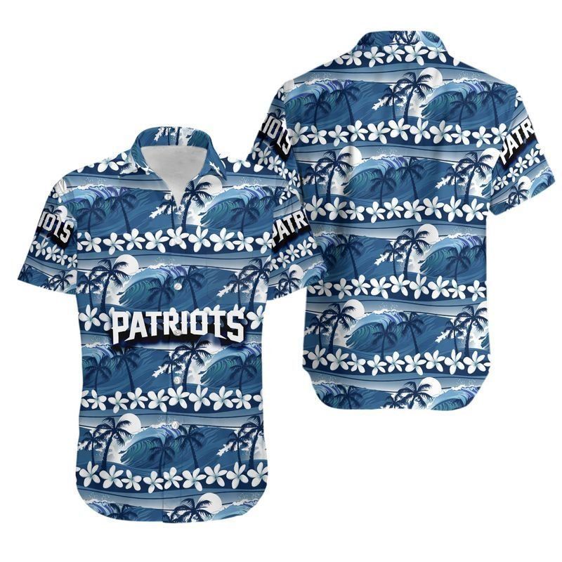 New England Patriots Coconut Trees NFL Hawaiian Shirt and Shorts: Perfect for Fans