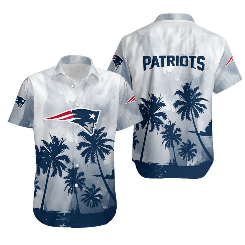 New England Patriots Coconut Trees NFL Hawaiian Shirt: Perfect Gift for Fan, Graphic Print