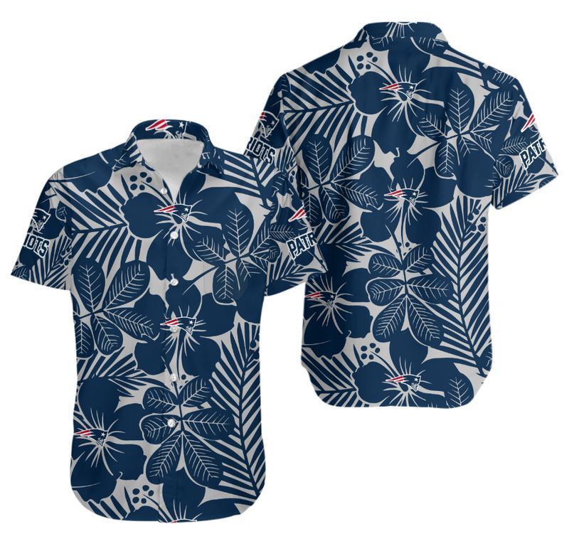 New England Patriots Flower Hawaiian Shirt and Shorts: Summer Collection