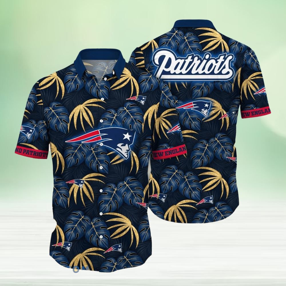 New England Patriots NFL Flower Hawaiian Shirt