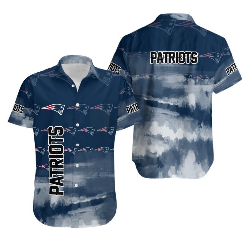 New England Patriots NFL Hawaiian Shirt: Perfect Gift for Fan, Graphic Print, Short Sleeve
