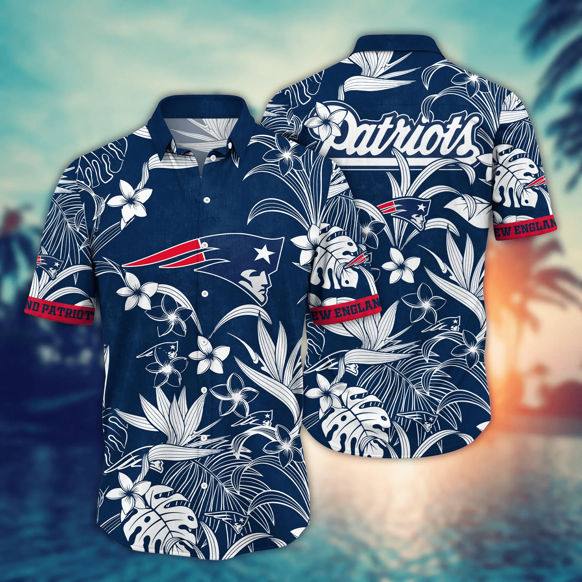 New England Patriots NFL Hawaiian Shirt Surfing Aloha Shirt New England Patriots NFL Hawaiian Shirt Surfing Aloha Shirt
