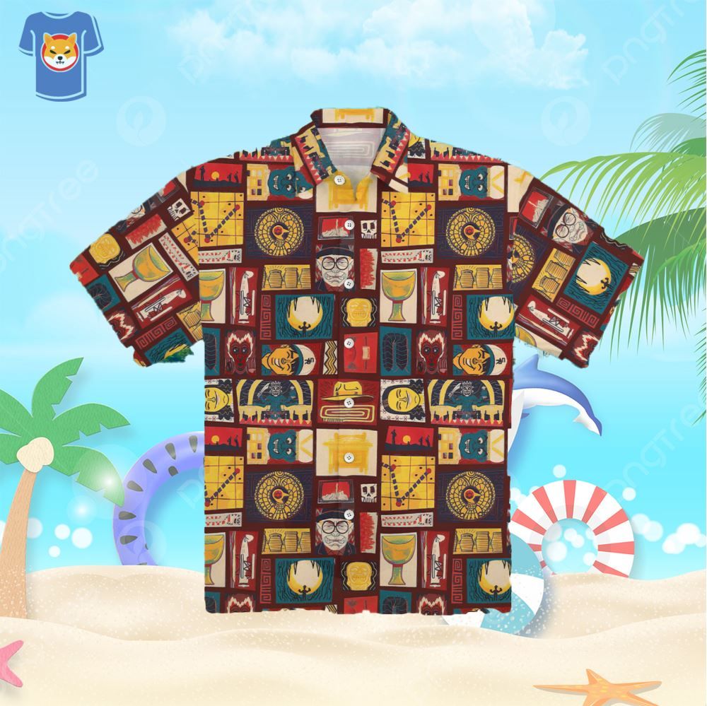 New Indiana Jones Hawaiian Shirt Indiana Jones Vintage Shirt New Indiana Jones Hawaiian Shirt Indiana Jones Vintage Shirt