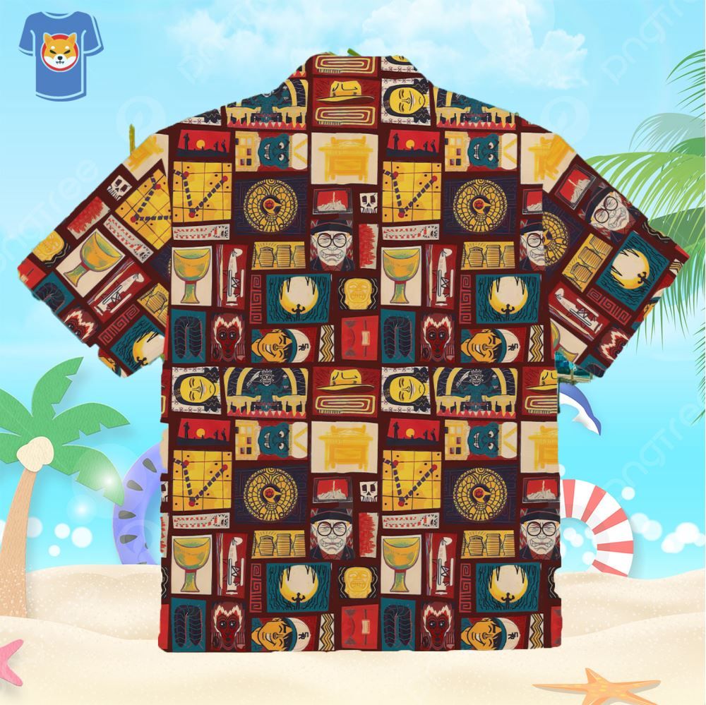 New Indiana Jones Hawaiian Shirt Indiana Jones Vintage Shirt